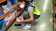 Policía interviene casi 1.500 productos electrónicos falsificados