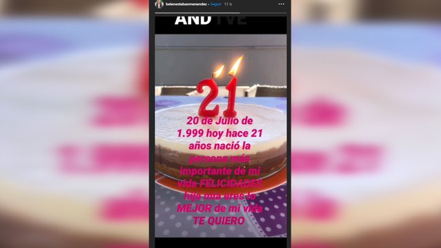 Belén Esteban felicita a su hija Andrea: Eres lo mejor de mi vida