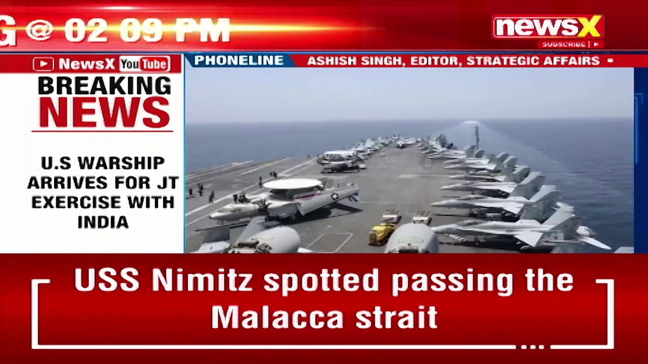 Indo-US Naval Exercise | USS Nimitz enters Indi...