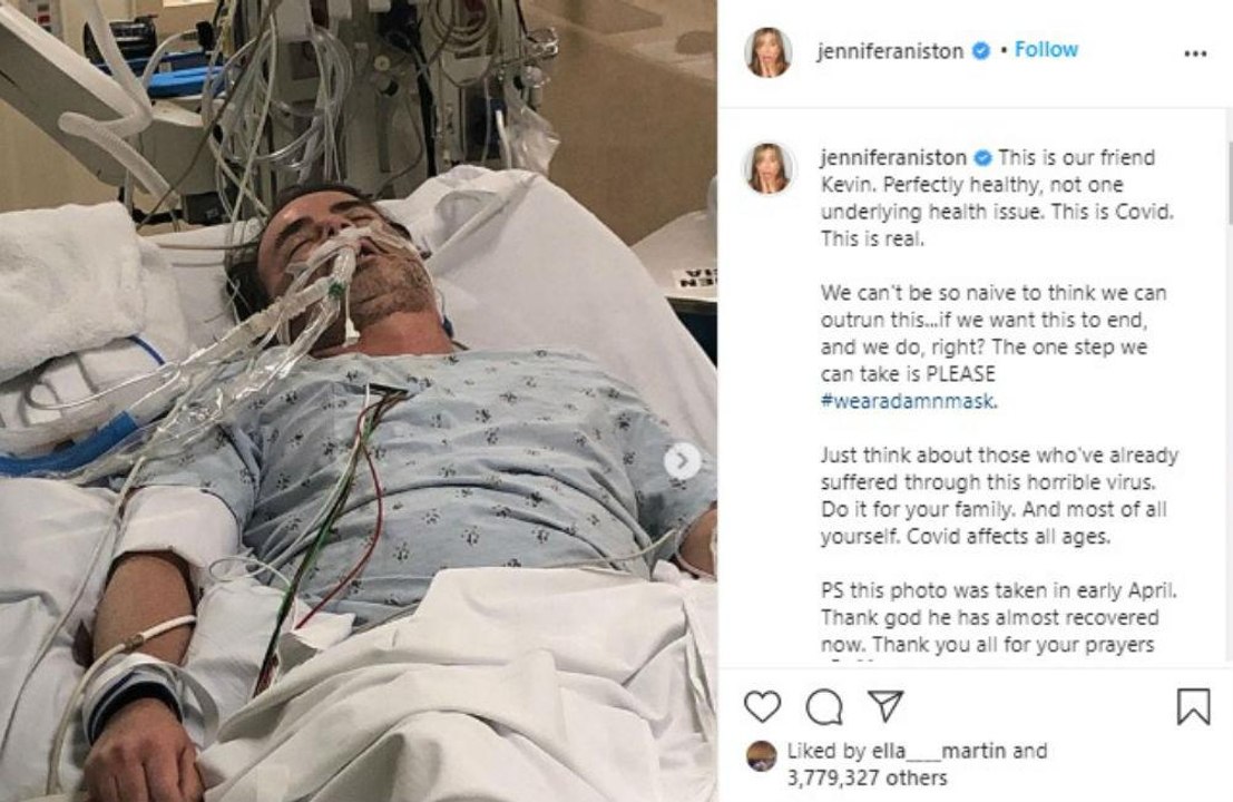 Jennifer Aniston: Appell an Maskenverweigerer