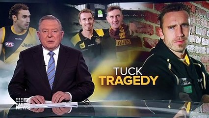 Former Richmond AFL player Shane Tuck dies aged 38 - Video