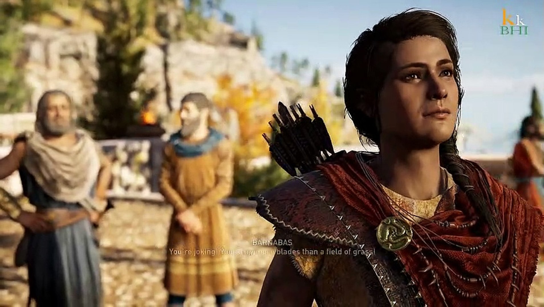 ⁣Assassins Creed Odyssey gameplay part consulting a ghost