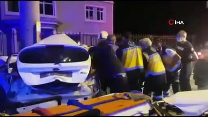 İnegöl'de 3 kişinin öldüğü kazanın güvenlik kamerası görüntüleri ortaya çıktı