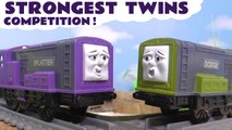 Thomas the Tank Engine Strongest Twins Challenge with the Funny Funlings in this Family Friendly Full Episode English Toy Story for Kids from Kid Friendly Family Channel Toy Trains 4U