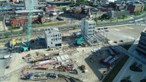 Drone footage shows progress of work on Sunderland's new City Hall