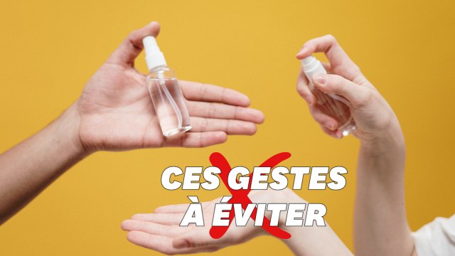 Pendant le coronavirus, évitez ces 5 erreurs avec le gel hydroalcoolique