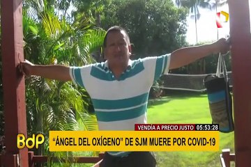 El ‘Ángel del oxígeno’ de SJM: Mario Romero Pérez falleció a causa de la COVID-19