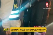 PNP captura a banda de falsos colectiveros que asaltaban con armas de fuego