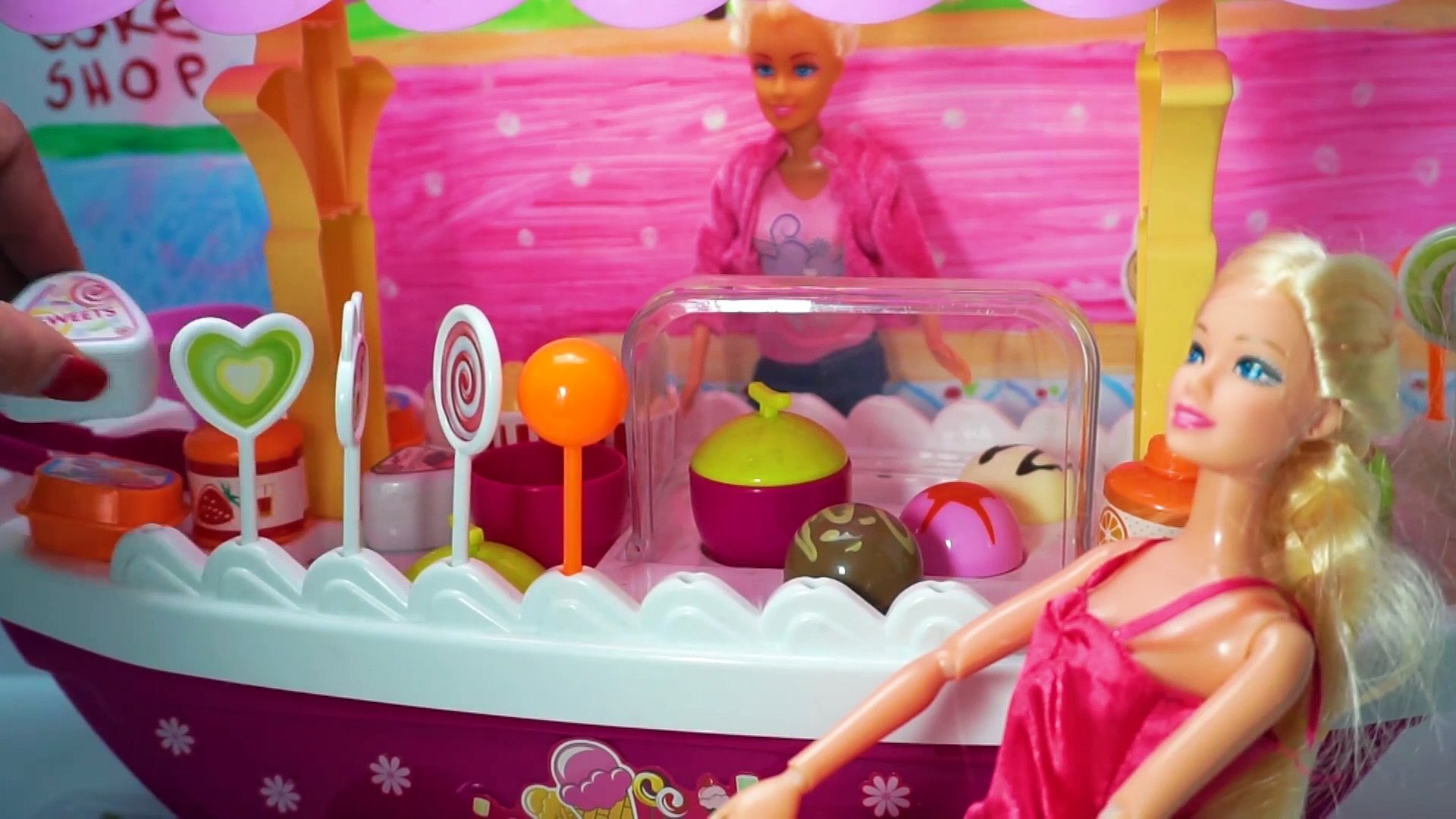 barbie ice cream shop