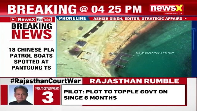 18 PLA boats spotted at Pangong Tso | Satellite image | NewsX