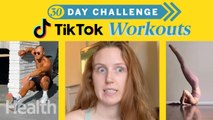 Working Out For 30 Days Using Only TikTok Workout Videos  | Can I Do It?