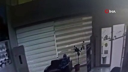 Bursa'da rehabilitasyon merkezinde dehşet kamerada