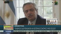 Alberto Fernández: debemos pensar en un sistema económico más sólido