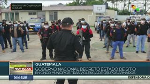 Guatemala:decretan estado de sitio tras la violencia de grupos armados