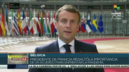 Pdte. francés: necesario aprobar el fondo de recuperación de la UE
