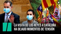 La visita de los reyes a Cataluña ha dejado momentos de tensión