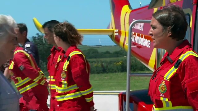 Camilla visits the Cornwall Air Ambulance Trust