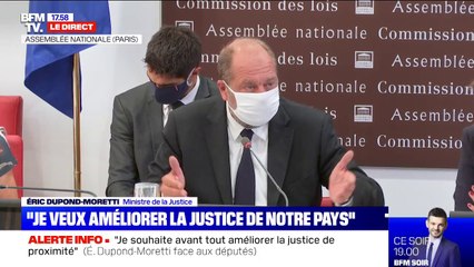 Eric Dupond-Moretti: "Nous essaierons d'obtenir une justice débarrassée de ses mauvaises habitudes"