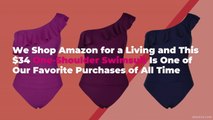 We Shop Amazon for a Living and This $34 One-Shoulder Swimsuit Is One of Our Favorite Purc