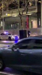 Man on Scooter Trying to Evade Police