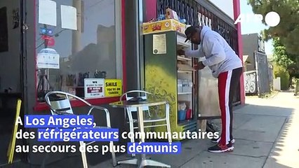 A Los Angeles, des frigos communautaires pour les plus démunis