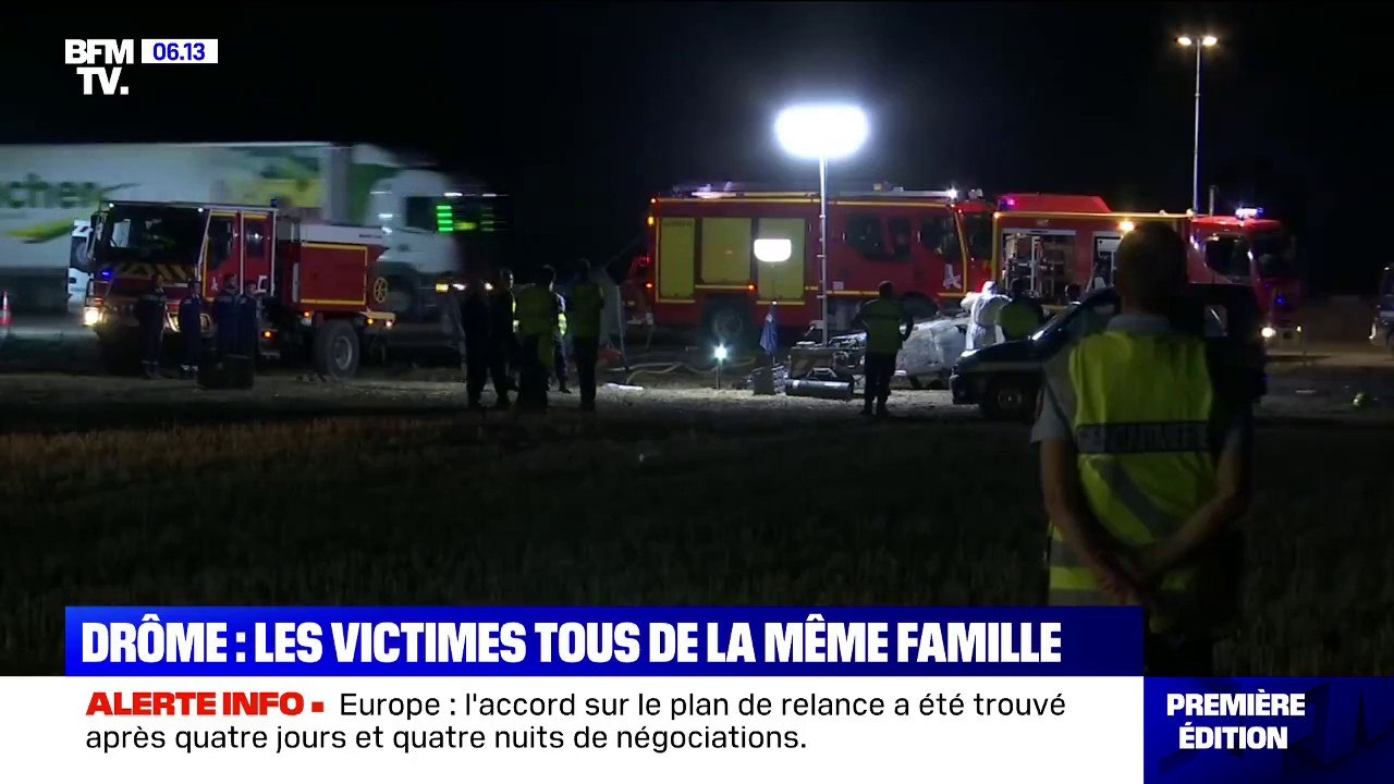Ce que l'on sait de l'accident sur l'A7 dans la Drôme qui a tué 5 enfants