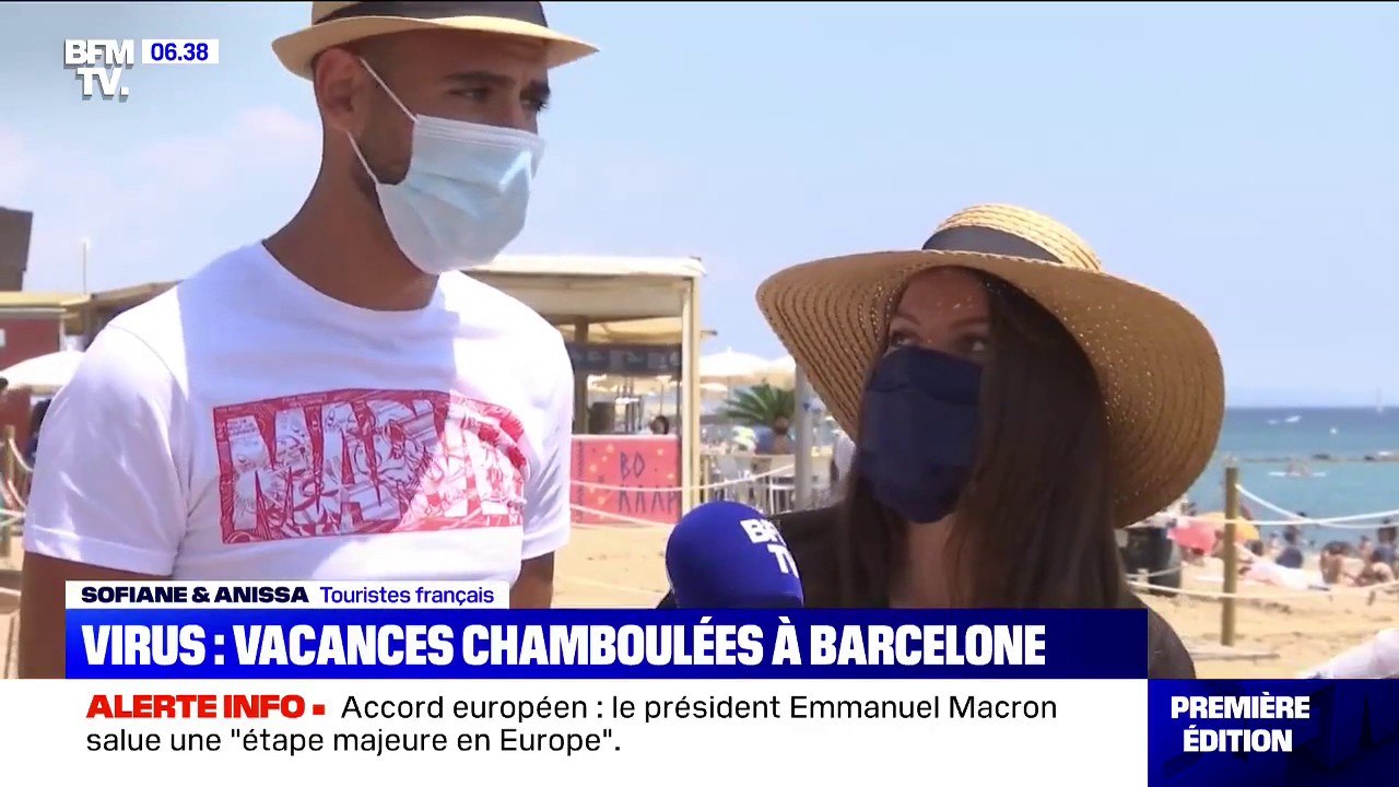 À Barcelone, les vacances chamboulées à cause du coronavirus