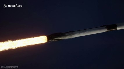 Telescope tracking shows incredible footage for SpaceX's ANASIS-II Mission