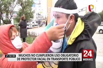 Multarán con S/ 4300 a empresas de transporte público que permitan subir a pasajeros sin protector facial