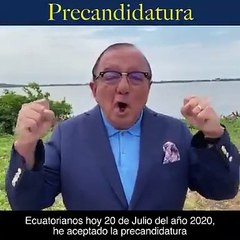Alvaro Noboa lanzó su candidatura a la Presidencia de la República