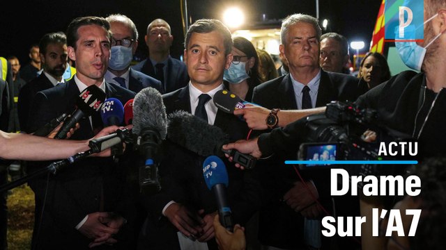 Cinq enfants tués sur l’A7 : Un accident particulièrement dramatique , déclare Darmanin