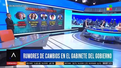 Rumores de cambios en el gabinete del Gobierno