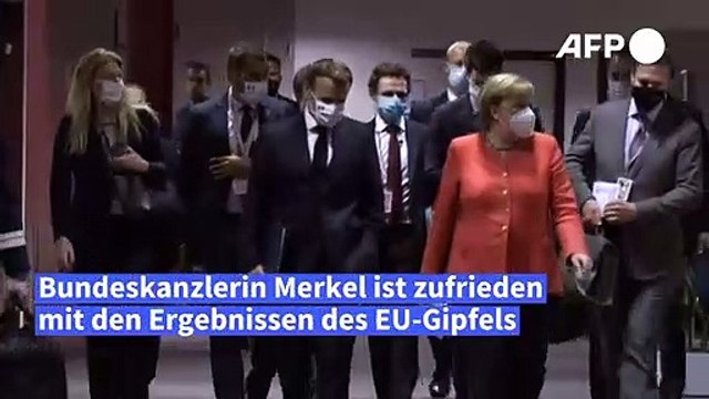 Merkel lobt Antwort auf größte Krise seit Bestehen der EU