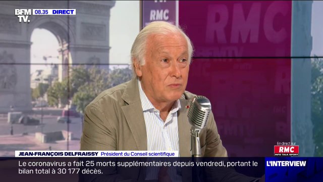 Pr Jean-François Delfraissy: Complètement , dès lors que le port du masque est obligatoire, la règle est respectée