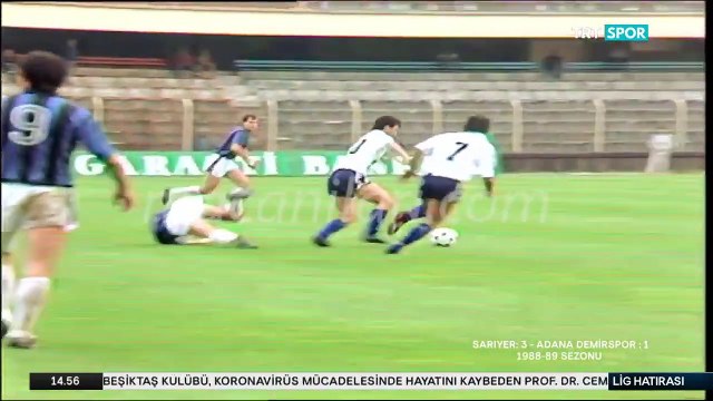 Sarıyer 3-1 Adana Demirspor [HD] 09.10.1988 - 1988-1989 Turkish 1st League Matchday 8