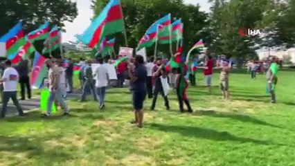 - ABD Kongresi önünce Azerbaycanlılardan Ermenistan karşıtı protesto