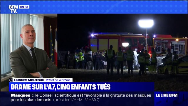 Accident sur l'A7: le préfet de la Drôme indique que les freins du véhicule ne marchaient manifestement pas