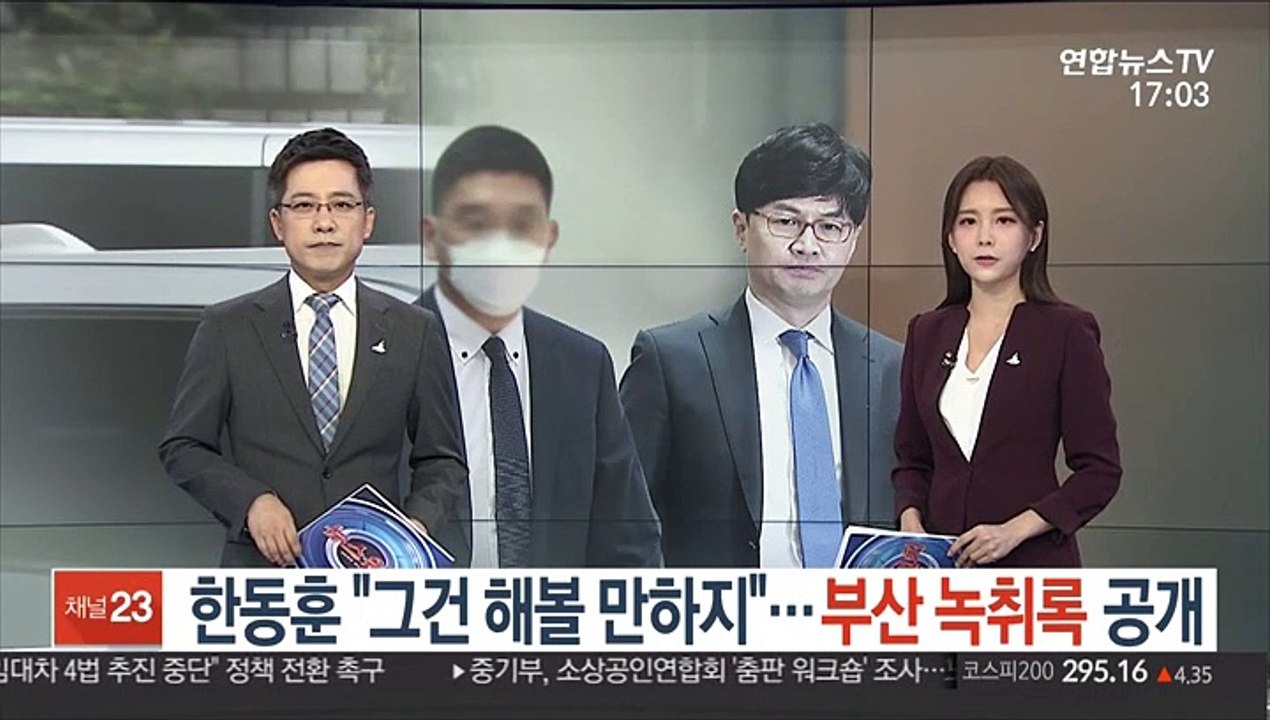 한동훈 "그건 해볼 만하지"…'부산 녹취록' 전문 공개
