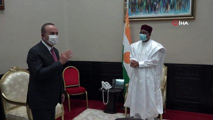 - Bakan Çavuşoğlu, Nijer Cumhurbaşkanı tarafından kabul edildi