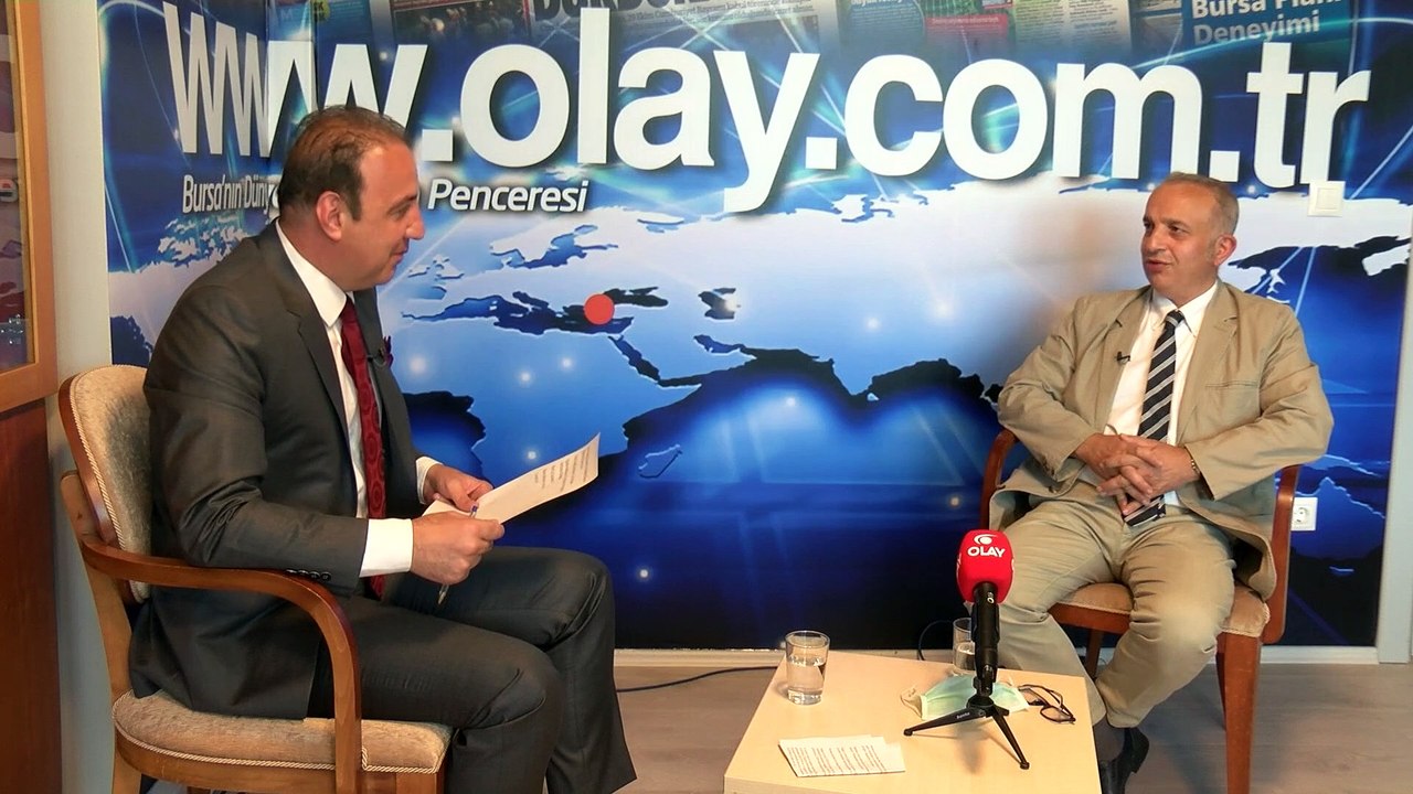 Uludağ Üniversitesi Tıp Fakültesi Dekanı Prof. Dr. Ekrem Kaya, www.olay.com.tr'nin yayınına katıldı