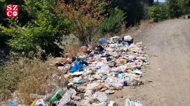 Doğal güzellik Türkmen Şelaleleri adeta çöplüğe döndü