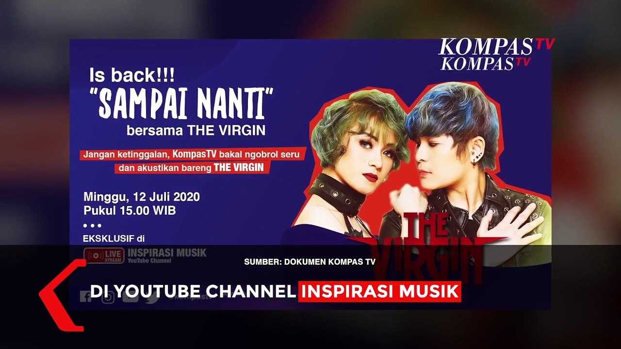 Nyanyikan Lagu Cinta Terlarang, The Virgin Ajak Sahabat Kompas TV Bernostalgia
