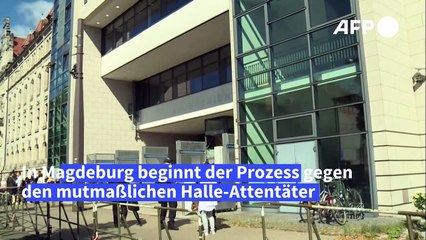 Prozess gegen mutmaßlichen Halle-Attentäter Stephan B. beginnt