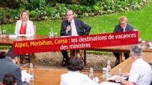 Alpes, Morbihan, Corse : les destinations de vacances des ministres