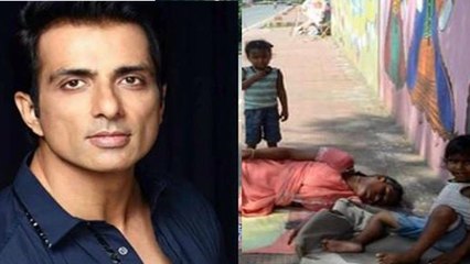 Sonu Sood ने फुटपाथ पर सो रही महिला को किया छत देने का वादा, फिदा हुए फैंस | FilmiBeat