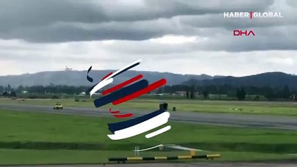 ABD uçağının Kolombiya'ya yaptığı sert iniş kamerada