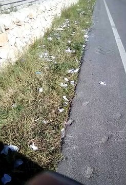 Andria: nella zona nuova c'è già sporcizia - il video diffuso da un cittadino
