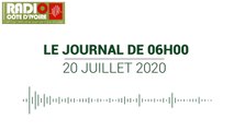 Le journal de 6 heures du 20 juillet 2020 [Radio Côte d'Ivoire]