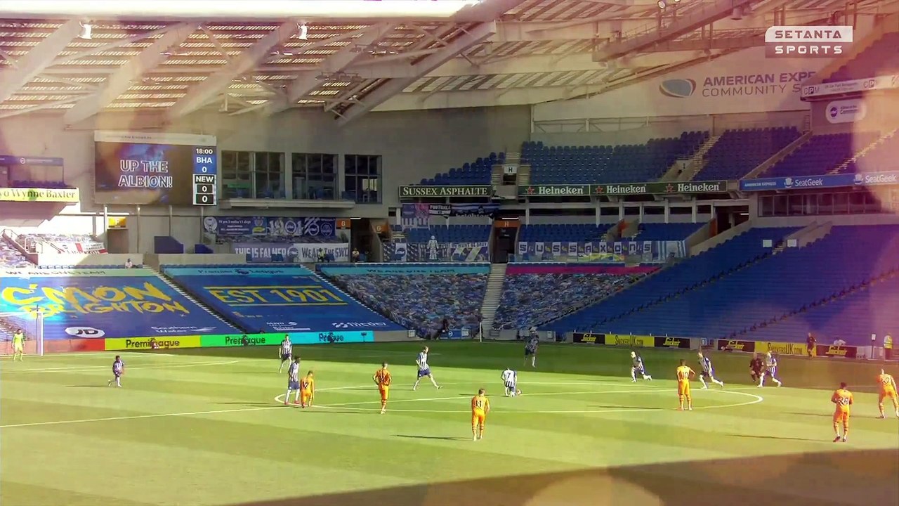 Brighton & Hove Albion vs Newcastle United ●  the summary of the match in short version [20.07.2020, 720p, 50 fps, H.264, RUS, HDTVRip, SAT]