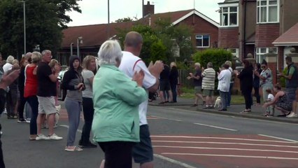 Hundreds line the streets to pay last respect to Charlton